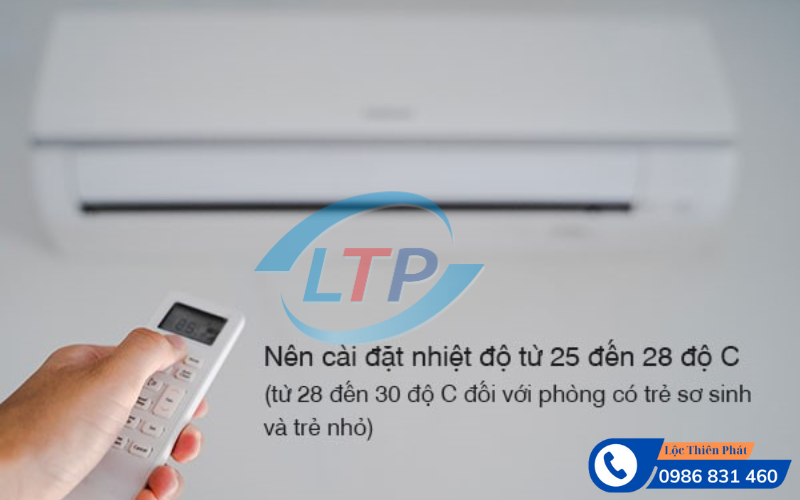 Cài đặt nhiệt độ thích hợp giờ ngủ