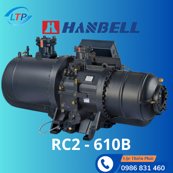 Máy Nén Lạnh Trục Vít Hanbell Rc2-610B