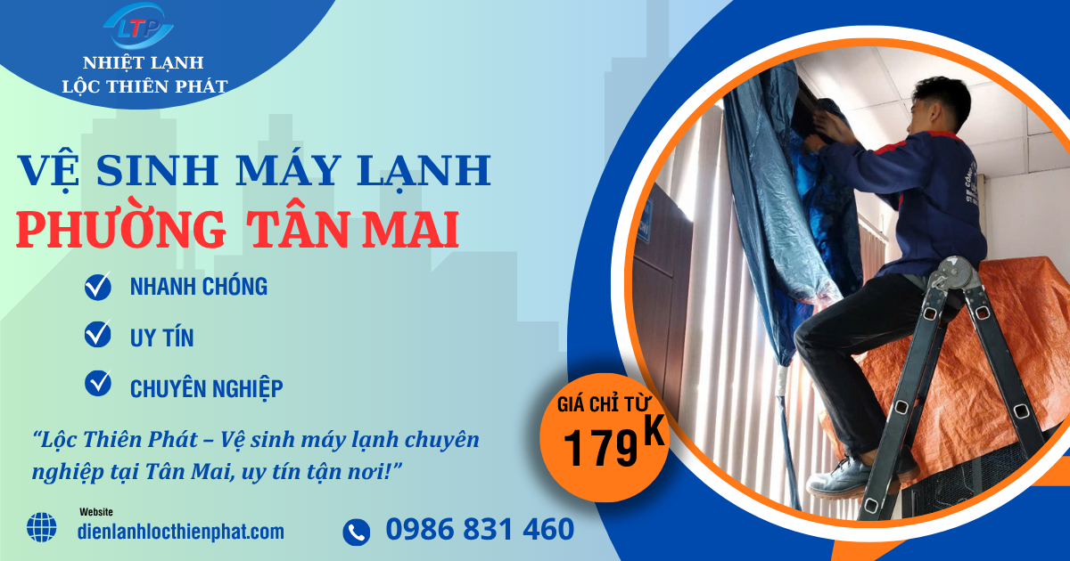 Địa Chỉ Vệ Sinh Máy Lạnh Uy Tín, Giá Rẻ Tại Phường Tân Mai – Biên Hòa | Lộc Thiên Phát