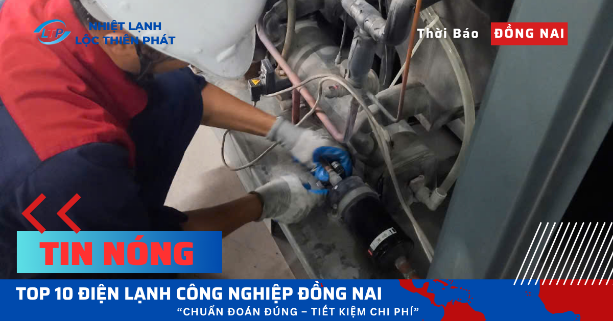 Top 10 Dịch Vụ Điện Lạnh Công Nghiệp Uy Tín Tại Đồng Nai – Chọn Đúng Ngay Từ Đầu, Tiết Kiệm Chi Phí