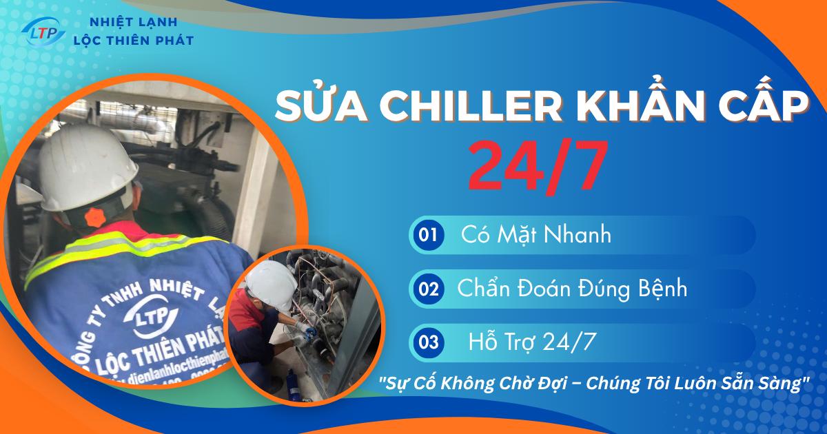 Dịch Vụ Sửa Chiller Khẩn Cấp 24/7 | Xử Lý Nhanh Sự Cố Chiller Công Nghiệp