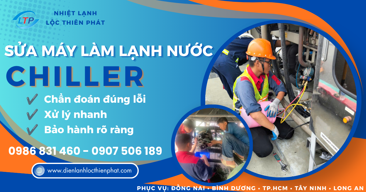 Dịch Vụ Sửa Máy Làm Lạnh Nước Chiller Chuyên Nghiệp