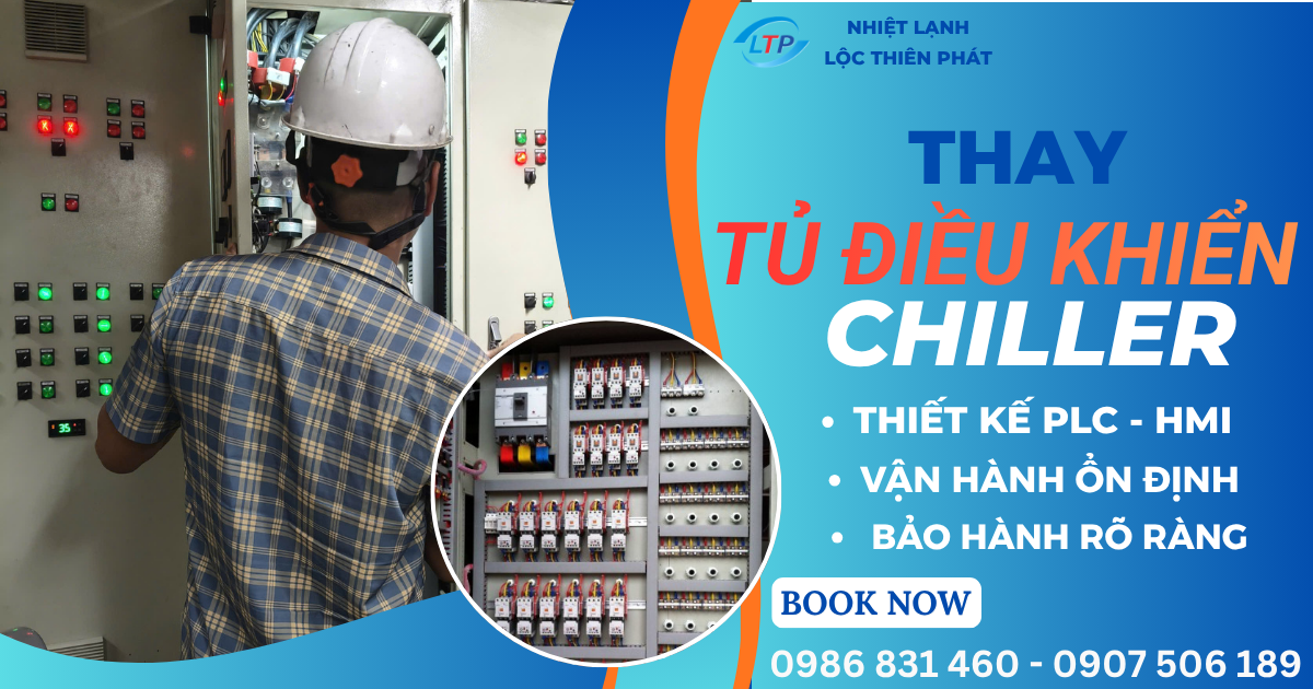 Dịch Vụ Thay Tủ Điều Khiển Chiller Chính Hãng | Thiết Kế - Lập Trình - Lắp Đặt Trọn Gói