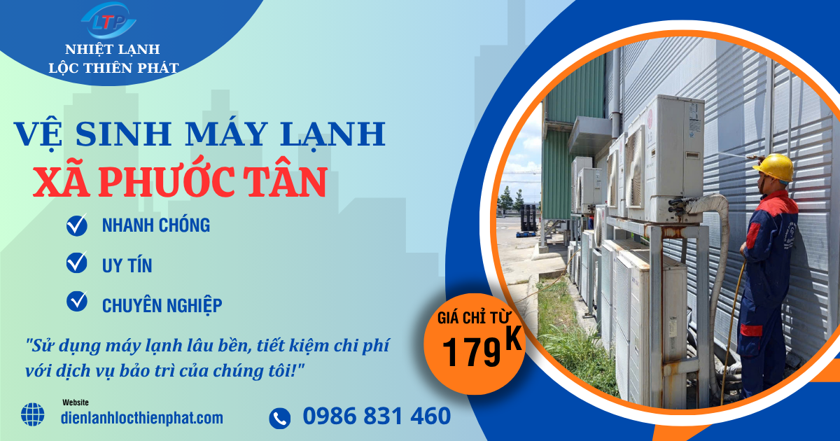 Vệ Sinh Máy Lạnh Phường Phước Tân – Giữ Không Khí Nhà Bạn Luôn Trong Lành