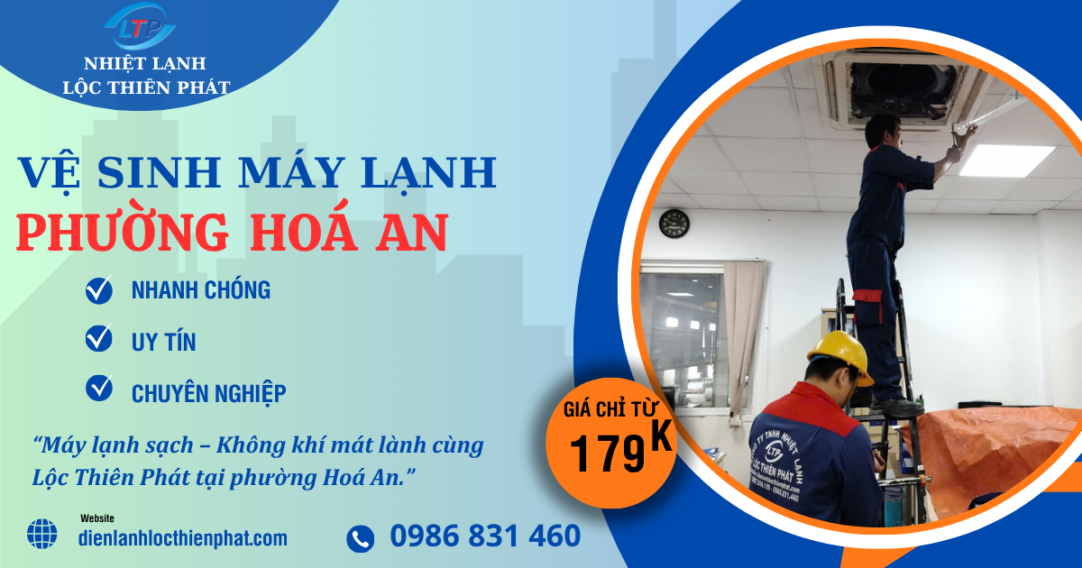 Vệ Sinh Máy Lạnh Phường Hóa An – Làm Sạch Một Lần, Mát Cả Mùa